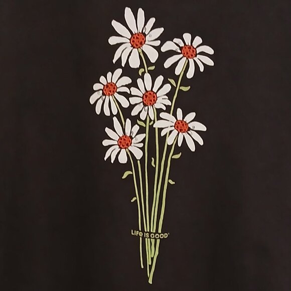 Life Is Good Tops - Life is Good Women's Ladybug Daisy Bunch Crusher Tee